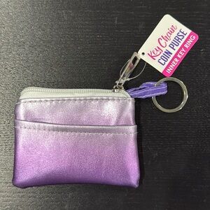Kipp Brothers Purple Ombré Key Ring Coin Purse